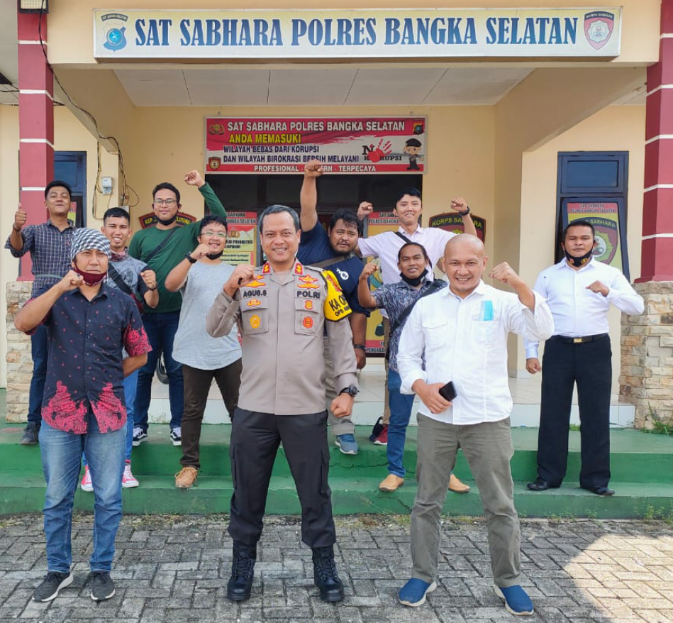 Kapolres Bangka Selatan Kecam Aksi Kekerasan Terhadap Jurnalis Di Sulawesi Barat