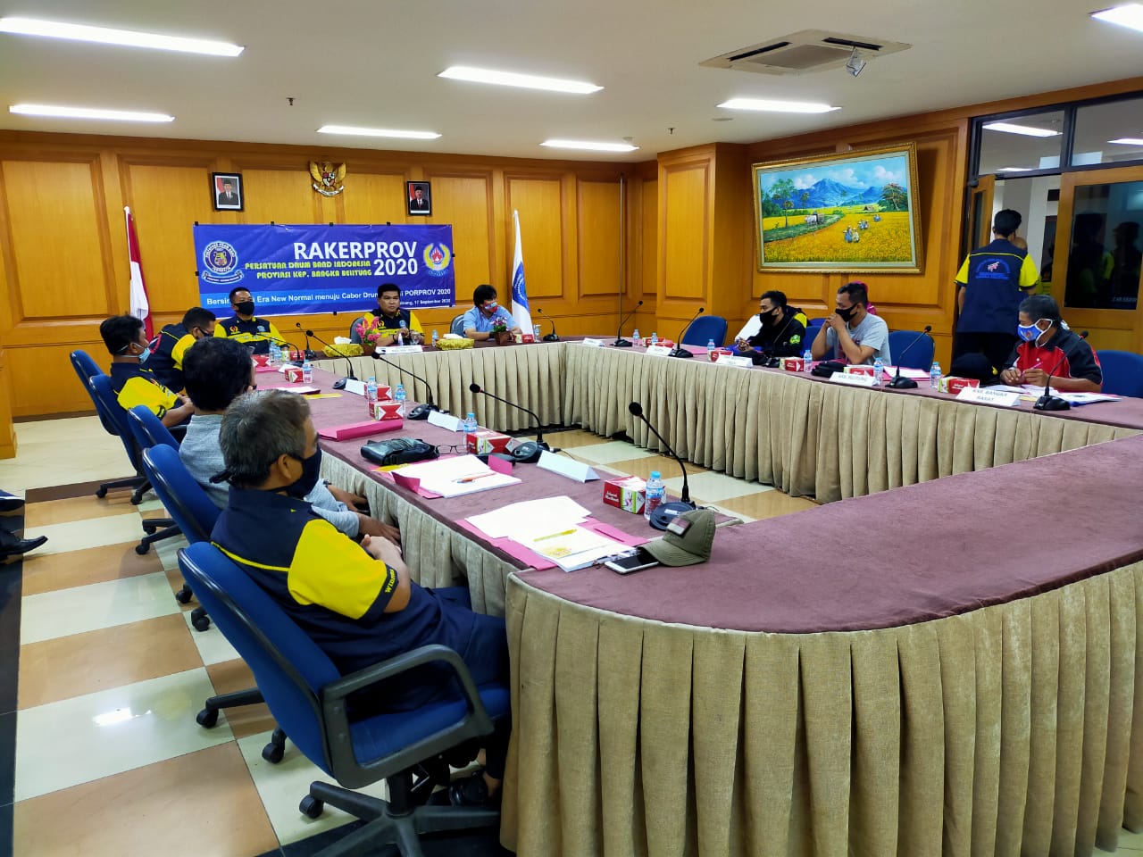 Menuju Porprov 2022, Ketua Umum PDBI Kep.Babel M.Haris Ar Dorong KONI Babel Untuk Masukan Cabor Drumband