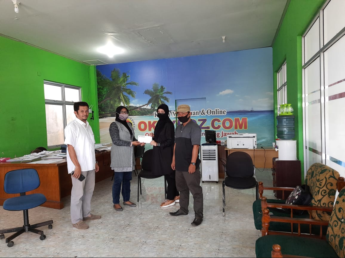 Berkat Pemberitaan di Media OKEYBOZ.COM, Bantuan Untuk M Fikri Terus Mengalir