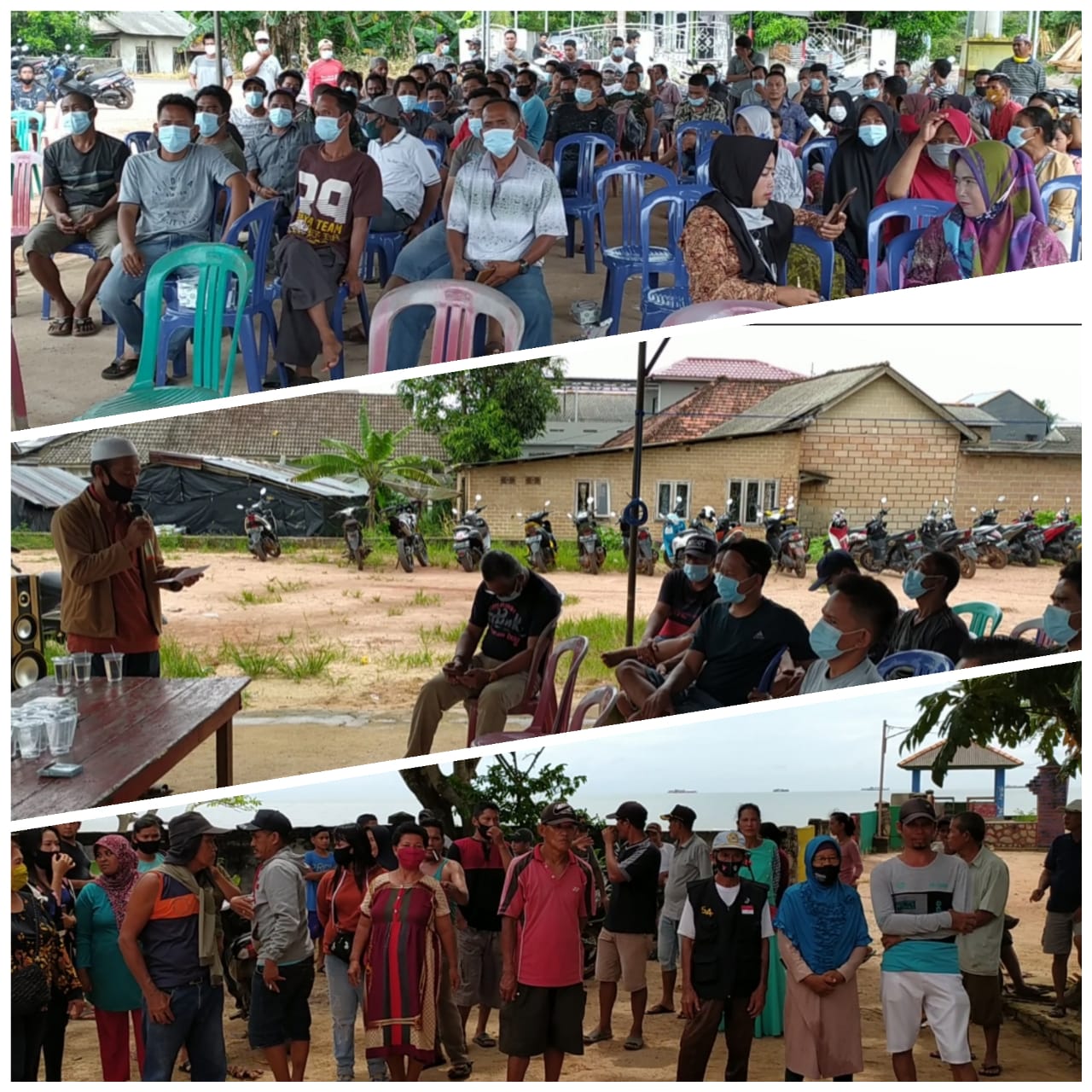 Warga Pesisir Kelurahan Tanjung Ketapang Toboali Tolak Perusahaan Pelaksana PIP Jika Tak Lakukan Hal Ini