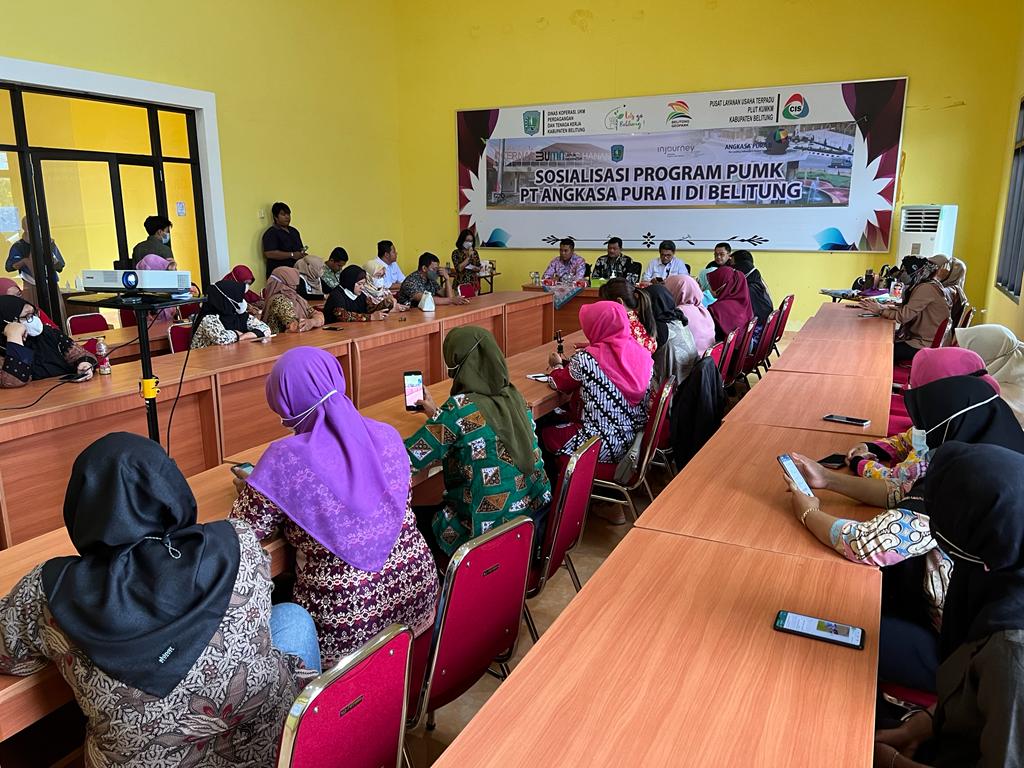 Di Hadapan Puluhan UMKM Belitung, PT Angkasa Pura II Sosialisasikan PUMK