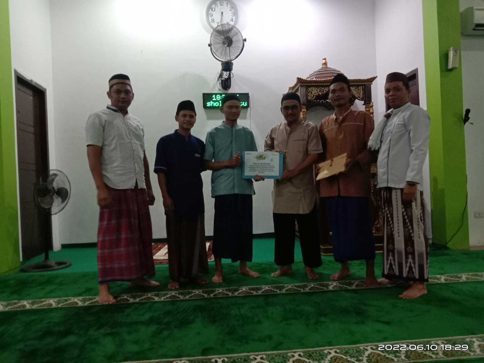 Yayasan Taman Zahra Qurrotuaini Ingin Membangun Gedung TPA, PT Timah Tbk Berikan Bantuan Sebesar 20 Juta