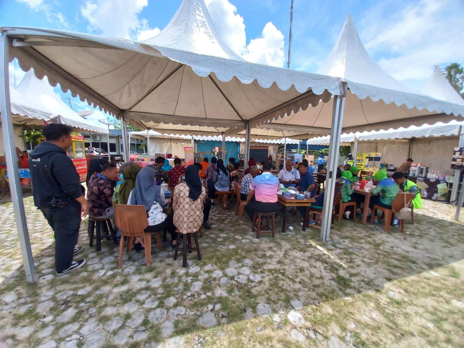PT AP II Bandara H. AS. Hanandjoedin Belitung Gelar Airport Bazzar TJQ (Tempat Jajan Quliner) Fast