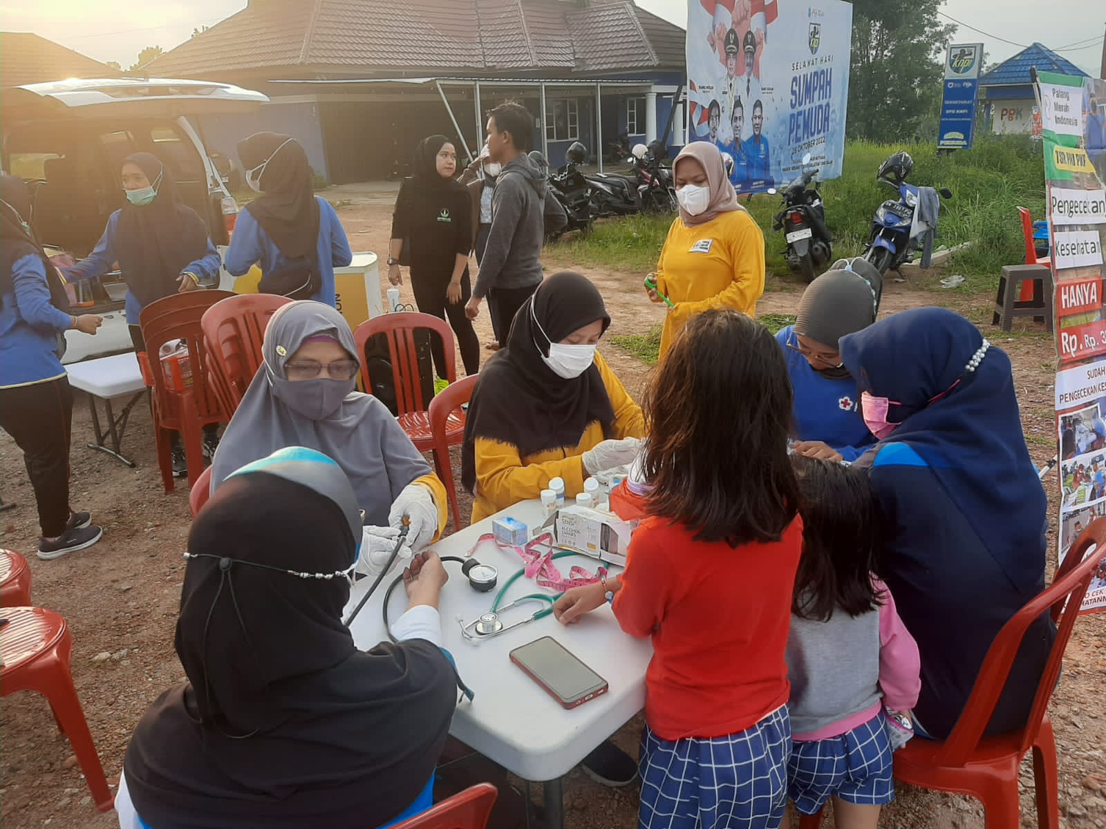 Puluhan Masyarakat Ikuti Kegiatan Nutrition and Healthy Day PMI Pangkalpinang