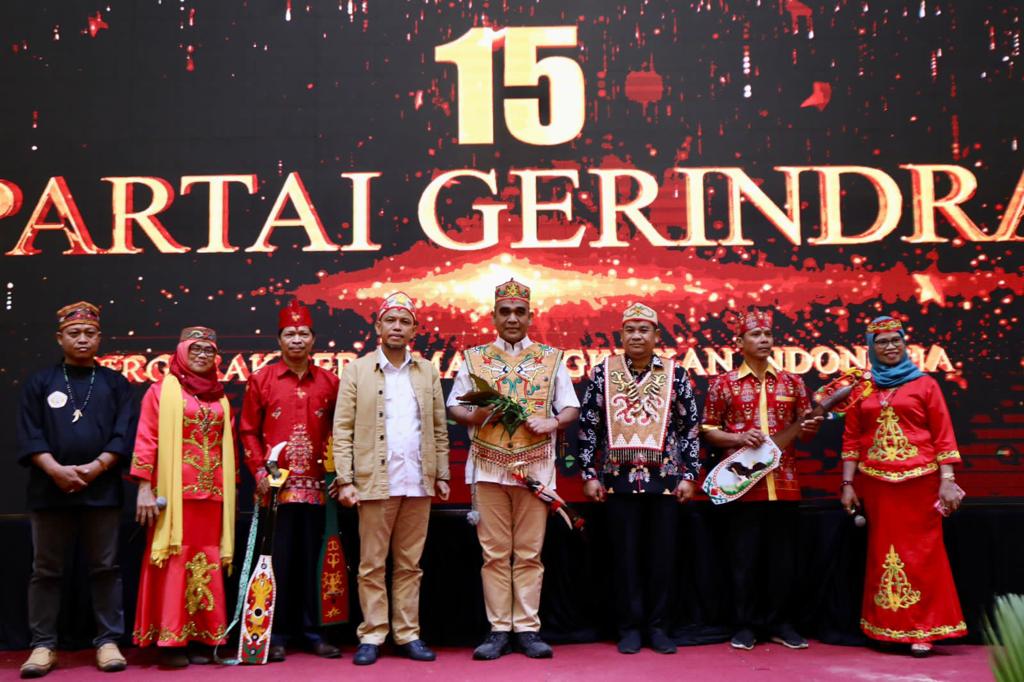 HUT Gerindra ke-15 Dimulai dari Palangka Raya, Muzani: Terimakasih Atas Perjuangan Ranting dan PAC