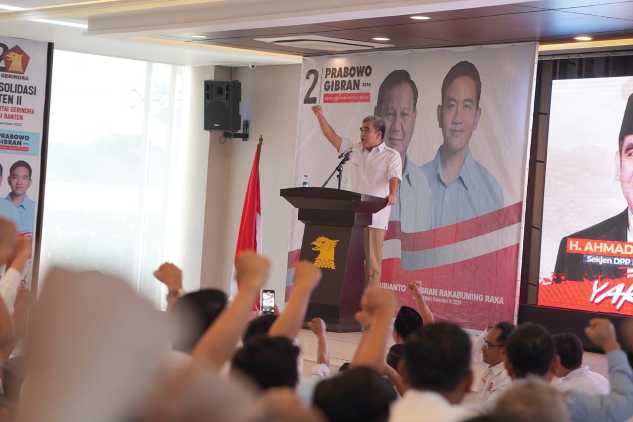 Hadiri Konsilidasi di Banten, Muzani Kenang Almarhum Desmond: Perjuangan Harus Kita Lanjutkan