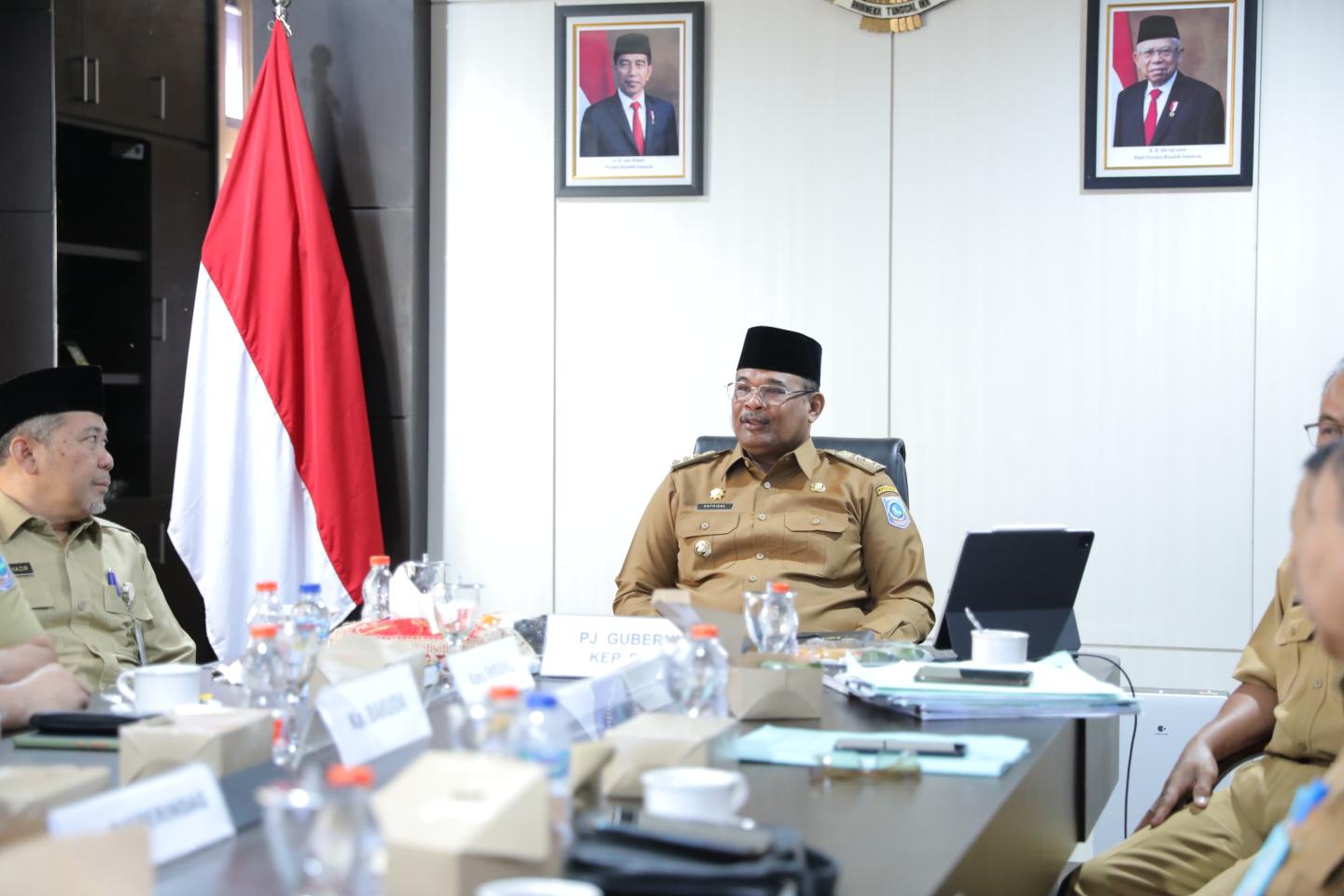 Rutin Rakor, Upaya Pj Gubernur Safrizal Kendalikan Inflasi Kep. Babel