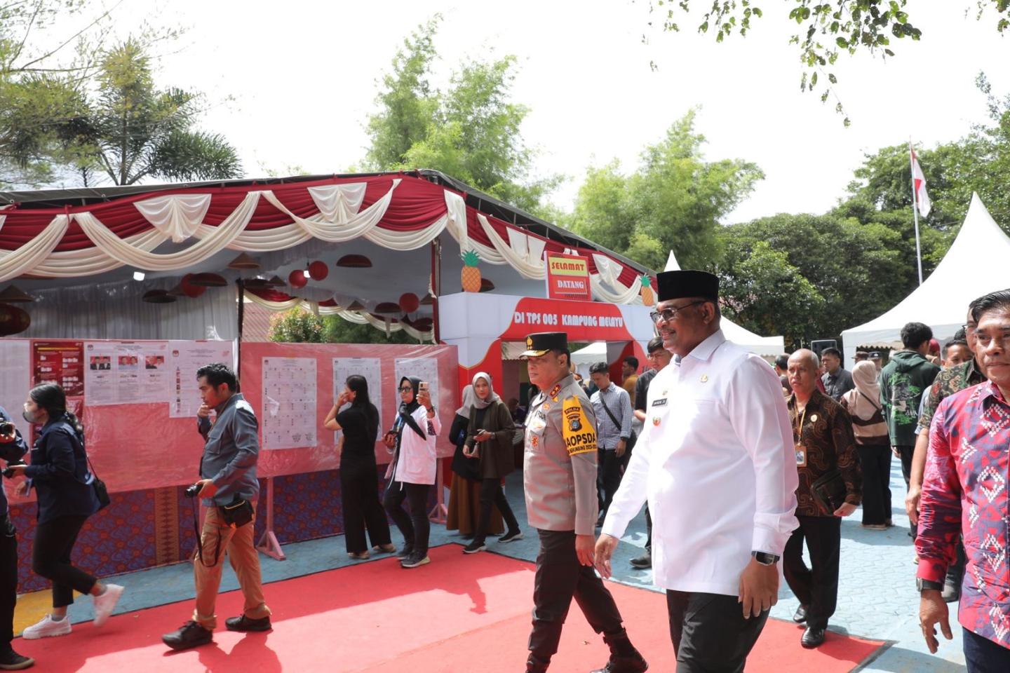 Pemilu di Babel Berjalan Santai dan Kreatif, Pj Gubernur Safrizal: Inilah yang kita Kehendaki