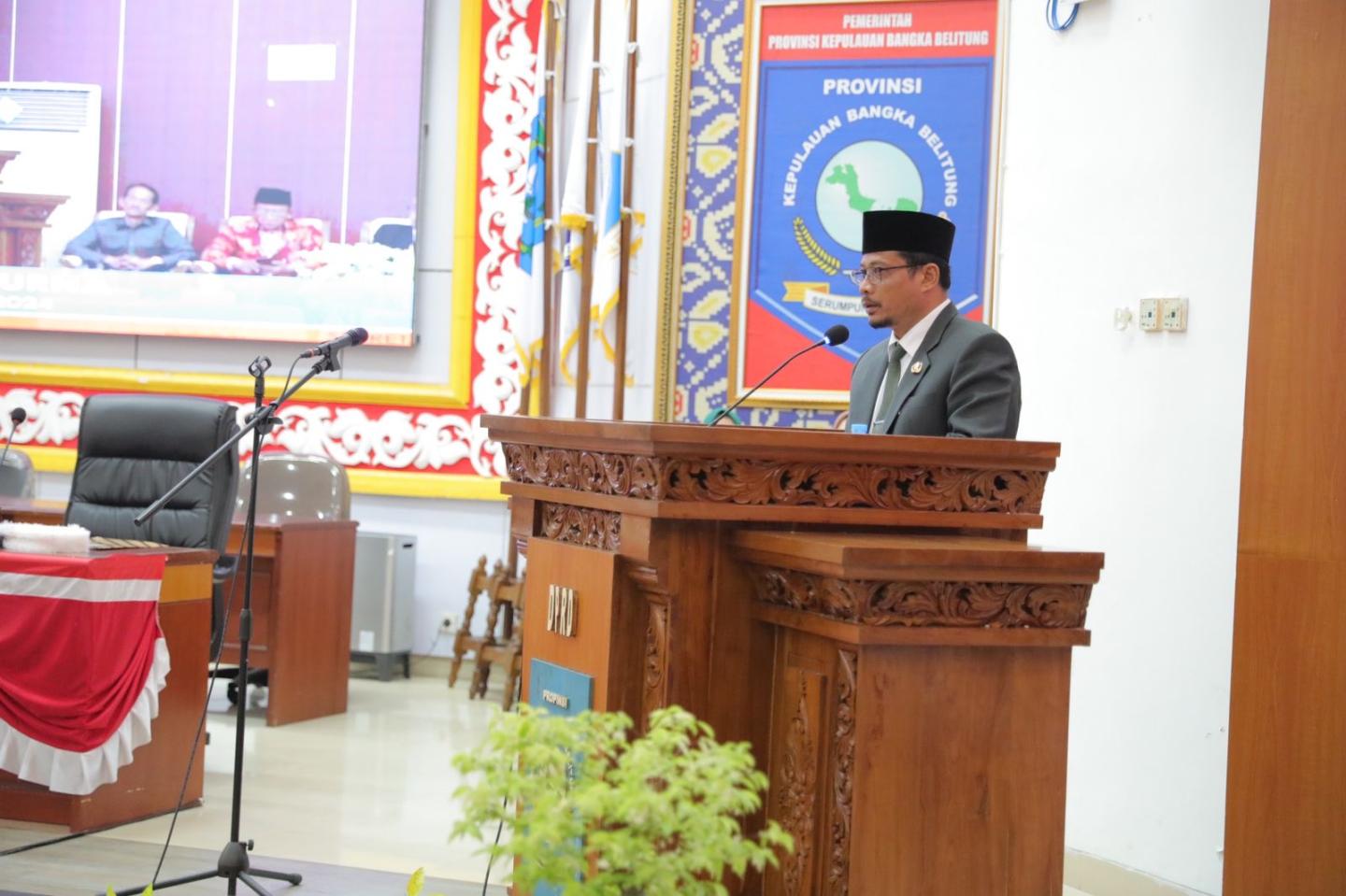 Hadiri Pelantikan PAW, Pj Sekda Fery Afriyanto Harap Darwis Emban Amanah Guna Kesejahteraan Masyarakat Babel