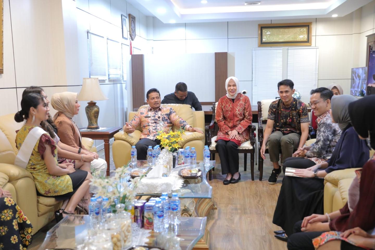 Terima Finalis Putri Indonesia, Sekda Fery Ajak Dukung Pariwisata Berkelanjutan