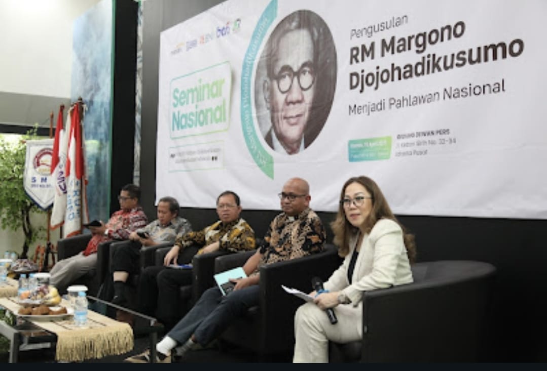 SMSI Gelar Seminar Nasional Usulkan RM Margono Djojohadikusumo Jadi Pahlawan.
