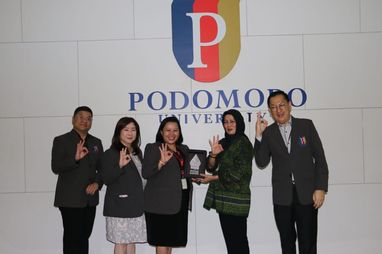 Jaring Wirausaha Masa Depan, Wagub Hellyana Jajaki Kerja Sama Podomoro University