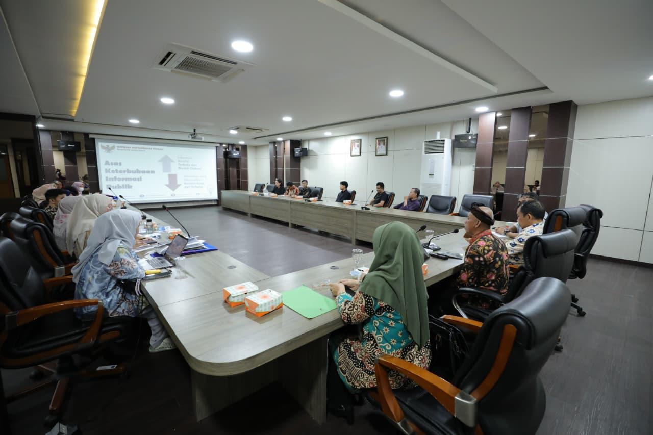Terima Kunjungan KI Pusat, Pemprov Babel Tegaskan Komitmen Keterbukaan Informasi Publik