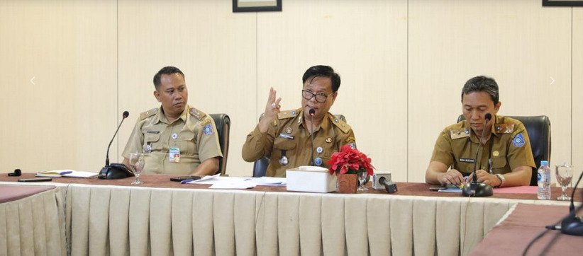 Pemprov Babel Konfrensi Pers terkait Kepres Pemberhentian Sementara Wakil Gubernur